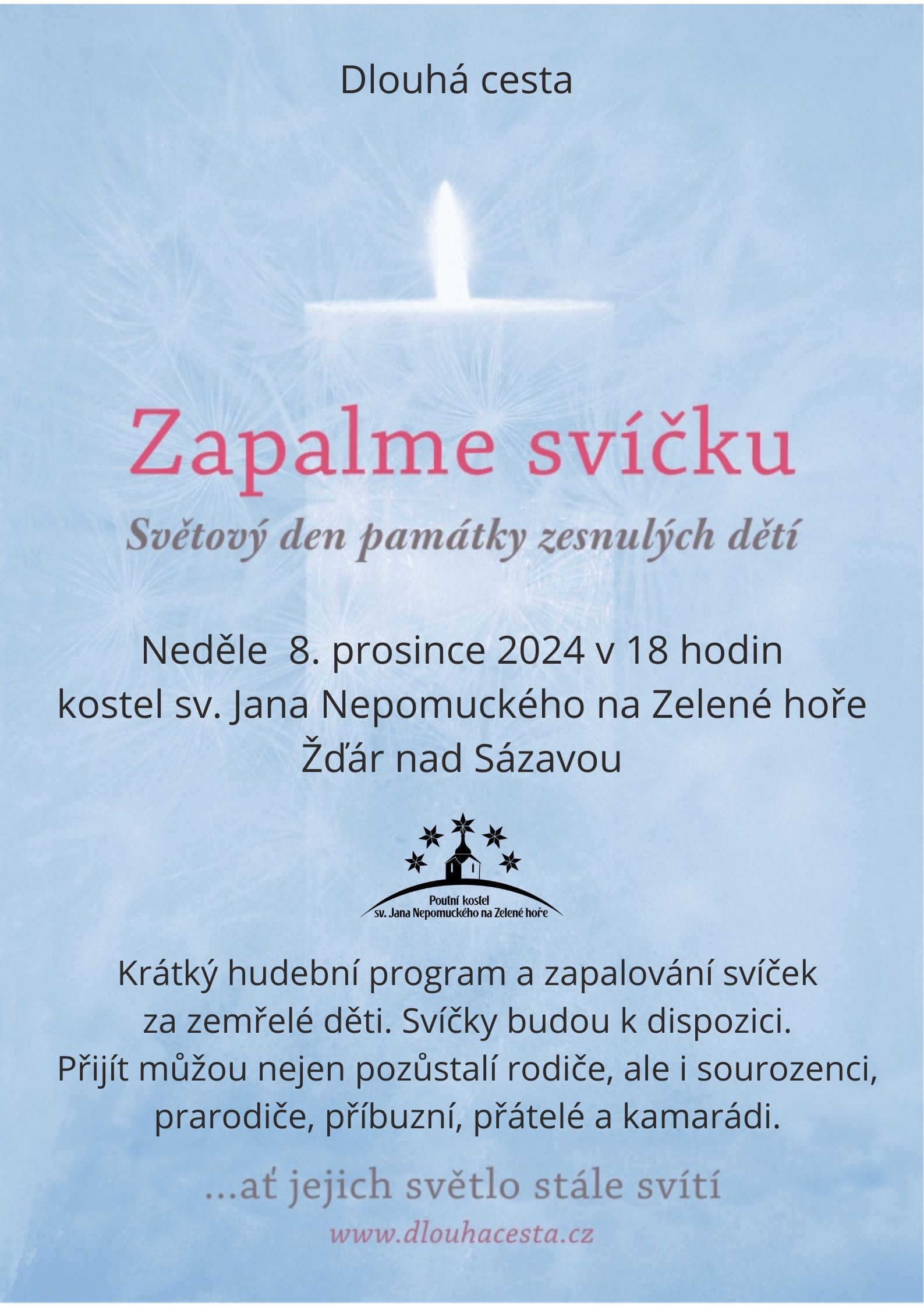 Zapalme svíčku ZR 2024